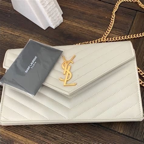 white ysl bag sale|yves saint laurent white bag.